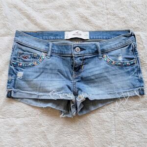 Hollister Y2K Ultra Low Rise Rolled Cuff Cheeky Shorts